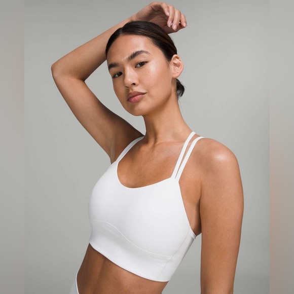 Lululemon Like A Cloud Longline Bra Light Support B/C Cup White - Picture 4 of 10